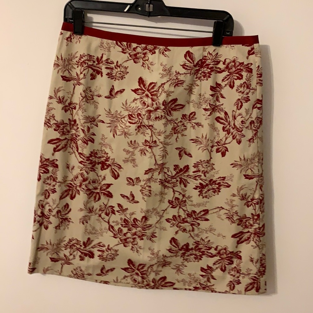 Eddie Bauer Floral print skirt